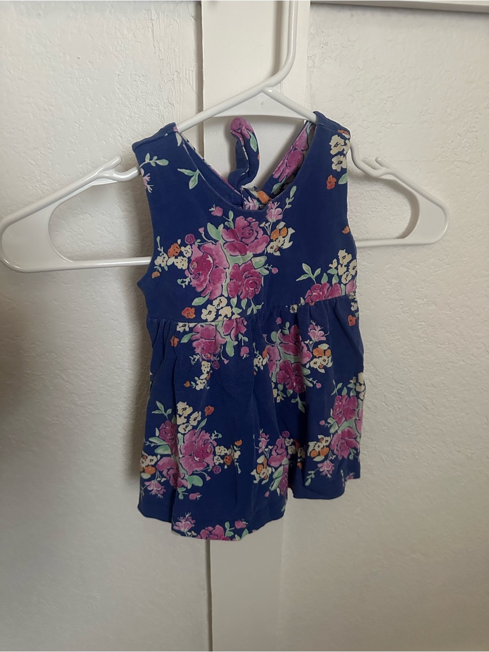 Matilda Jane Girls Navy Floral Sleeveless Dress Top